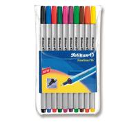 10x Pelikan Fineliner 10 Piezas Rotuladores De Fieltro Para Escuela Oficina Set