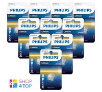 10x Philips CR1620 3V Litio Baterías de Moneda DL1620 Botón