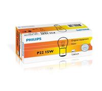 10x Philips Standard Stop P22 15W 12V Bombillas De Automóvil