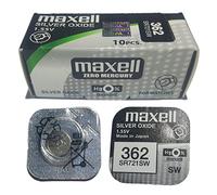 10x Pila Original Maxell 362 SR721SW 1.55V Pila Boton Oxido Plata Maxell AG-11