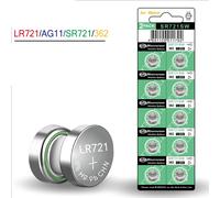 10x Pilas Botón AG11 362 SR721SW 1.55V - Blister de 10 Unidades