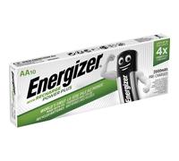 10x Pilas Recargables Energizer AA NiMH 1.2V Power Plus Accu