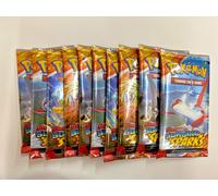 10x Pokémon Agitadas Sparks SV08 Booster Paquete Nuevo Sealed English Scarlet