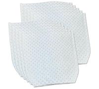 10x Premium Filtro Fino para Aspiradora Makita CL070, CL070DS, CL100, CL100D, CL100DZX, CL106, CL106D, CL183, CL183D, DCL180 Aspiradora Inalámbrica | Compatible con Makita 443060-3