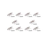 10X Rc Doble Junta Universal ArticulacióN CardáNa Coplamientos CardáN con Tornillo, 6X6Mm