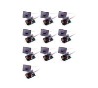 10X Regulador de Voltaje SCR de CA de 4000W y 220V Controlador de Temperatura de Velocidad del Motor Eléctrico + Medidores Digitales para Calentador
