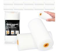 10x Rodillo Espuma 10 cm Pintura Barniz Laca Superficies Lisas Paredes Muebles Acabado Homogéneo Secado Rápido Uso Cómodo Perfecto Reformas Decoración Hogar