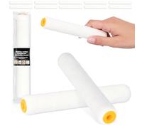 10x Rodillo Pintura 15 cm Repuesto Recambio Lana Poliacrílico Rollo para Pared Decoración Fachades Mobiliario Accesorio Antigoteo Herramienta Pintura para Pintores