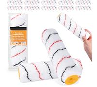 10x Rodillo Pintura 25 cm Recambio Microfibra Rodillos Pinturas Barnices Paredes Techos Fachadas Madera Zócalos Accesorios Profesionales Herramientas
