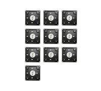 10X Soporte de Montaje de Montaje VESA Posterior de Pantalla Host Pieza de Repuesto para Accesorios de Computadora Host HTPC