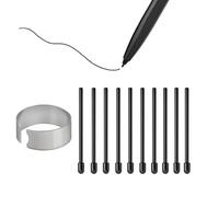 10X Suave Puntas de Repuesto para Remarkable 1/2/Marker/Marker Plus & Boox Pen2 Pro/Boox Pen Plus/Boox Triangle Pen/BOOX Wacom Penna, Boox MAX/Note/Nova/Go/Tab Ultra&Mini Serie, Negro