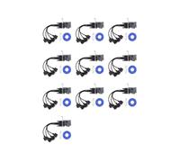 10X Tarjeta de Puerto Serie PCI-e Pcie una 4 Puertos Serie RS232 Control Industrial de 9 Pines Tarjeta de Expansión de 4 Puertos AX99100 con Cable