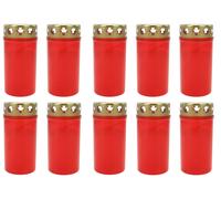 10x Tumba Quemador de Duración Núm 3 con Tapa Velas para Luz Del Aceite