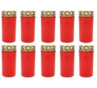 10x Tumba Quemador de Duración Núm 3 con Tapa Velas para Luz Del Aceite