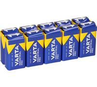 10x Varta 4022 Industrial 9V Bloquear Suelta para Detectores de Humo Alarma De