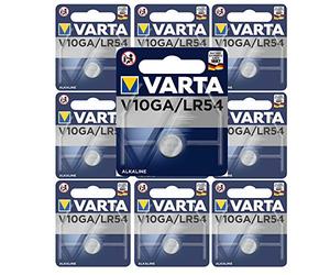 10x VARTA V 10 GA (LR54)
