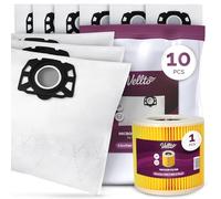 10x Vellto Bolsa Aspiradora Compatibles Con Kärcher 2.863-314.0 WD3 SE3001 WD2 PLUS SE 4001 4002 V12 V15 V17 KWD1-3 WD3.200 KFI 357 Repuesto Con Filtro De Aire