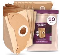 10x Vellto Bolsa Papel Aspiradora Repuesto Compatible con Kärcher WD2 MV2 A2004 SE2001 SE3001 A2054 A2099 WD2240 WD2250 WD 2.200 A2236 A2064 Doble Capa Sustituto 6.904-322.0 6.414-552.0