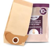 10x Vellto Bolsa para Aspiradora Compatibles con Kärcher 6.904-143 SE 5.100 6.100 3001 3004 WD 2.400 2.500 NT181 A 2701 2801 2120 2120ME K 223 2501 2501TE 2601 3000 A2120Me Bolsas de Repuesto