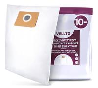 10x Vellto Bolsa para Aspiradora Compatibles con Kärcher 6.907-479.0 NT 361 351 25/1 AP 35/1 561 611 Eco H TE 40/1 Tact Bolsas de Repuesto Polvo Filtrantes