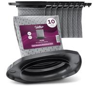 10x Vellto Filtro Aspiradora Compatible con Tefal A Juego con Rowenta Dual Force 2in1 TY6751WO TY6756WO TY6753WO TY6737WH RH6756 Recambio Lavable Repuesto Accesorio Limpieza Hogar