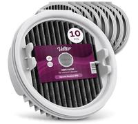 10x Vellto Filtro Aspiradora Compatible con Xiaomi Roidmi F8 HEPA Repuesto Lavable Unidad Filtración Accesorio Recambio Aspirador Mano Escoba Sin Cable Limpieza Doméstica