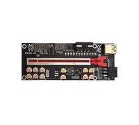 10X VER018 PRO PCI-e Riser Card USB 3.0 Cable 018 PCI Express 1X una 16X Extender Adaptador PCIe para BTC Mining (Rojo)