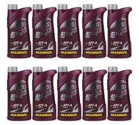 10x1 Litro Original MANNOL Aceite Hidráulico Atf-A Psf Hidráulico Fluido Oil