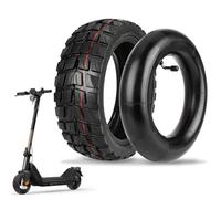 10x2,75-6,5 Cámara Patinete para Electrico, Rueda Todoterreno Tubeless, Ruedas Patinete Electricos, Neumatico Cubierta para Smartgyro Speedway, Rockway, CrossOver, Kukirin G3, Urban Glide E-Cross Pro