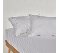 10XDIEZ Almohada de Lana Virgen 100% natutal - Pack 2 Unidades (Blanco - 90x45cm)
