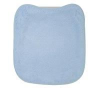 10XDIEZ Babero rizo plastico con goma celeste (Celeste - 29x33cm)