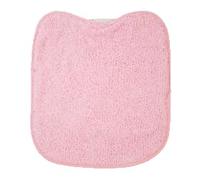 10XDIEZ Babero rizo plastico con goma rosa (Rosa - 29x33cm)