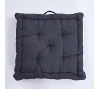 10XDIEZ Cojín de Suelo Cotton - 40x40cm, Carbón