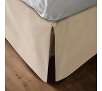 10XDIEZ Cubre Canapé de Cama, Loneta Lisa - Cama 150cm, Sun Beige | En 60% algodón y 40% poliéster, color sun beige, tamaño cama 150cm, para vestir el somier con Faldón de 30 cm