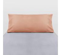 10XDIEZ Funda Almohada melocotón Basic (Naranja - 150x45cm (para Almohada de 135cm))