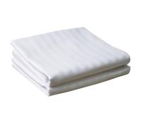 10XDIEZ Funda Almohada poliéster algodón (Blanco - 90x45cm)