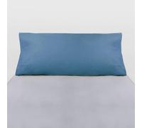 10XDIEZ Funda Almohada poliéster algodón (Cobalto - 155x45cm (para Almohada de 135cm))