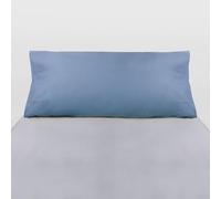 10XDIEZ Funda Almohada poliéster algodón (Indigo - 160x45cm (para Almohada de 150cm))