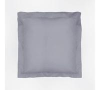 10XDIEZ Funda cojín 100% algodón percal 200 Hilos (Gris - 50x50cm)