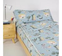 10XDIEZ Funda de Saco Nórdico - Cama de 90cm, Coco Hielo | En 52% poliéster y 48% algodón, color coco hielo, tamaño cama de 90cm, estilo moderno, para tu edredón
