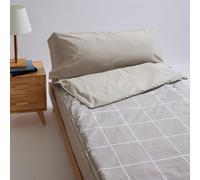 10XDIEZ Funda Saco Ajustable algodón ONA beig (Beige - Cama de 105cm)