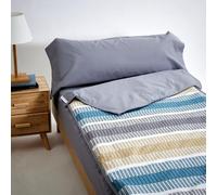10XDIEZ Funda Saco Ajustable nórdico Archie (Gris - Cama de 105cm)