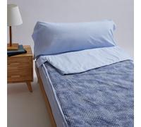 10XDIEZ Funda Saco Ajustable nórdico Morgan (Indigo - Cama de 90cm)