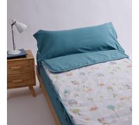 10XDIEZ Funda Saco Ajustable nórdico tucán (Jade - Cama de 105cm)