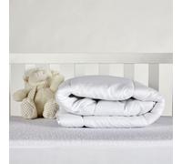 10XDIEZ Relleno nórdico cuna - Blanco | En 100% poliéster, color blanco, tamaño cuna, estilo moderno, para vestir la cama completa, suave al tacto y fácil de lavar