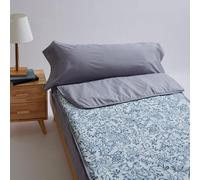 10XDIEZ Saco nórdico ajustable algodón - Cama de 105cm, Minerva Gris | En 100% algodón, color minerva gris, tamaño cama de 105cm, estilo moderno, para las noches de frío, abriga sin pesar