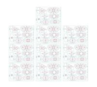 10xGolf Grip Tape Strips - Golf Strike Tape | 10 Sheets Alignment Guides | Precision Alignment Training Aid | Adjustable Placement Training Equipment | For Women Athlete Swinging Indoor Outdoor Sports