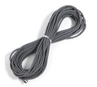 10yards 3mm Color PU Leather Thread Cord String Strap Soft Cords For DIY Ornament Making Home Braided Beading Supplies(Grey)