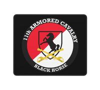 11.º Regimiento De Caballería Blindada Caballo Negro Alfombrilla De Escritorio Antideslizante Mousepad Agradable Alfombrilla De Ratón para Oficina Pc Hogar 25X30Cm
