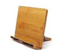 (11,0 x 8,1 pollici) Scaffale per libri di lettura in bambù, pieghevole per tablet, PC e libri di testo